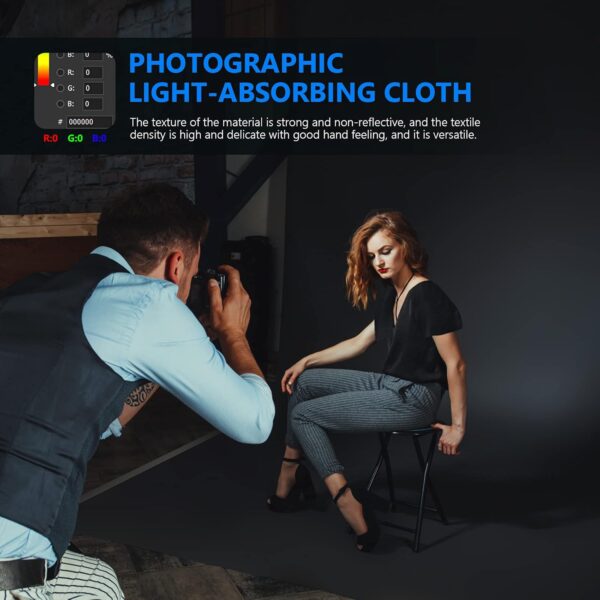 Neewer Photo Studio Background 3x3.6m Foldable High Quality Polyester Photo Studio Background for Photography Video TV (SOP)