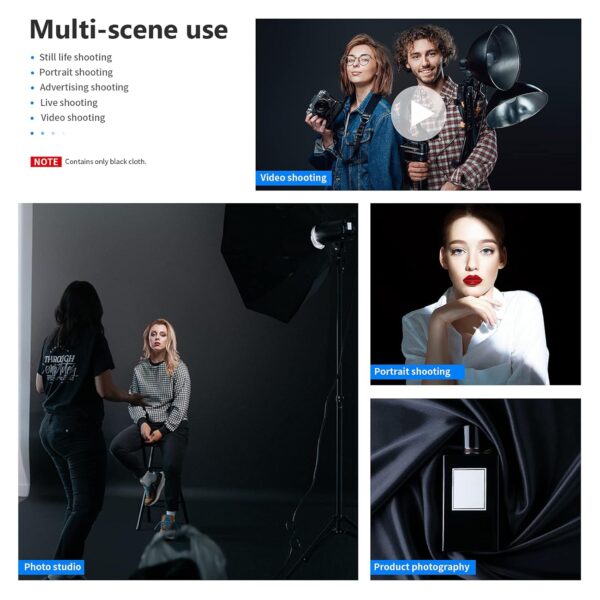 Neewer Photo Studio Background 3x3.6m Foldable High Quality Polyester Photo Studio Background for Photography Video TV (SOP)