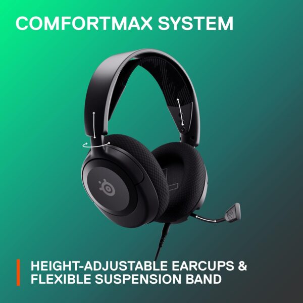 NEW SteelSeries Arctis Nova 1 Multi-System Gaming Headset -- HiFi Drivers -- 360° Spatial Audio -- Comfort Design -- Durable -- Ultra Lightweight -- Noise Cancelling Microphone...