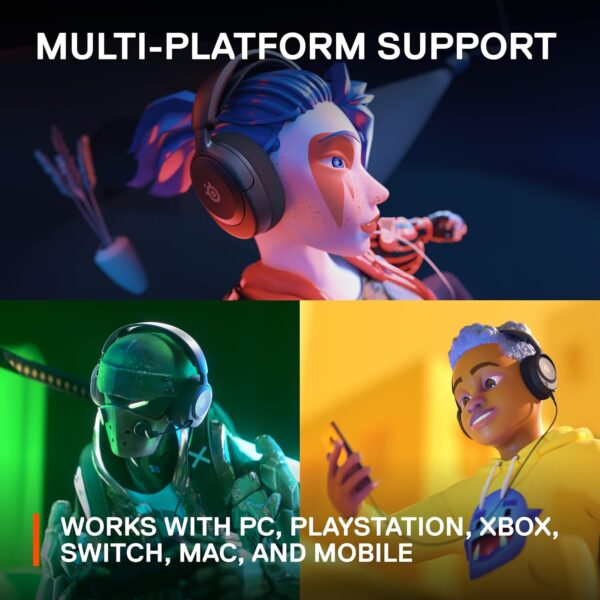 NEW SteelSeries Arctis Nova 1 Multi-System Gaming Headset -- HiFi Drivers -- 360° Spatial Audio -- Comfort Design -- Durable -- Ultra Lightweight -- Noise Cancelling Microphone...