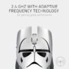 Razer Atheris Stormtrooper Edition, 350 Hours Battery Life, 7200 DPI Optical Sensor, Dual Hand, Gaming Mouse