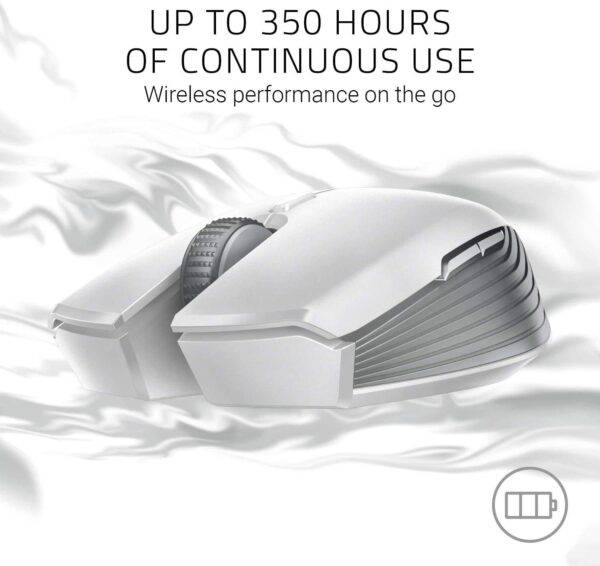 Razer Atheris Stormtrooper Edition, 350 Hours Battery Life, 7200 DPI Optical Sensor, Dual Hand, Gaming Mouse