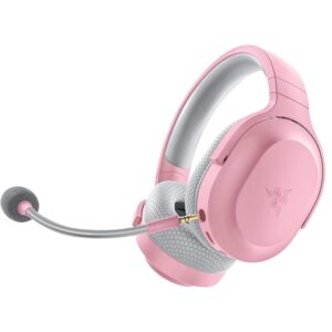 Razer Barracuda X - Draadloze multi-platform headset voor gaming en mobiele apparaten (SmartSwitch Dual Wireless, TriForce 40mm, cardioïde microfoon, 50u batterij, USB-C) Roze