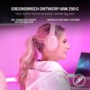 Razer Barracuda X - Draadloze multi-platform headset voor gaming en mobiele apparaten (SmartSwitch Dual Wireless, TriForce 40mm, cardioïde microfoon, 50u batterij, USB-C) Roze