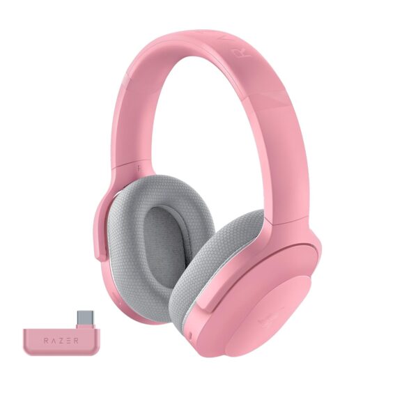 Razer Barracuda X - Draadloze multi-platform headset voor gaming en mobiele apparaten (SmartSwitch Dual Wireless, TriForce 40mm, cardioïde microfoon, 50u batterij, USB-C) Roze