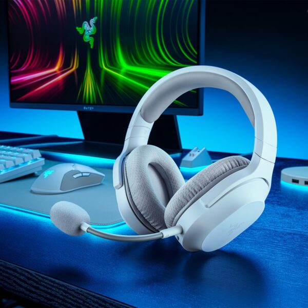 Razer Barracuda X - Draadloze multi-platform headset voor gaming en mobiele apparaten (SmartSwitch Dual Wireless, TriForce 40 mm, cardioïde microfoon, 50 uur batterij, USB-C) Wit