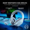Razer Barracuda X - Draadloze multi-platform headset voor gaming en mobiele apparaten (SmartSwitch Dual Wireless, TriForce 40 mm, cardioïde microfoon, 50 uur batterij, USB-C) Wit