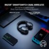 Razer Barracuda X - Draadloze multi-platform headset voor gaming en mobiele apparaten (SmartSwitch Dual Wireless, TriForce 40mm, cardioïde microfoon, 50u batterij, USB-C) Zwart