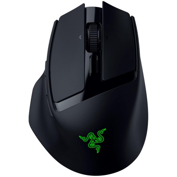 Razer Basilisk Mobile - Small Portable Ergonomic Wireless Gaming Mouse - AI Prompt Master - Focus X 18K Sensor (Tri-Mode Connectivity, Up to 105 Hours, Mouse Switches Gen-3) Black