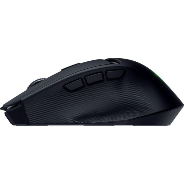 Razer Basilisk Mobile - Small Portable Ergonomic Wireless Gaming Mouse - AI Prompt Master - Focus X 18K Sensor (Tri-Mode Connectivity, Up to 105 Hours, Mouse Switches Gen-3) Black