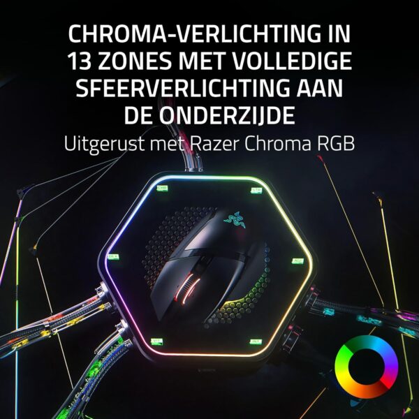 Razer Basilisk V3 Pro 35K Phantom Green Edition - Fully Customizable Wireless Ergonomic RGB Gaming Mouse (4-Way Scroll Wheel, Optical 35K DPI Sensor, 13 Customizable Buttons)...