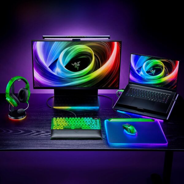 Razer Basilisk V3 Pro 35K Phantom Green Edition - Fully Customizable Wireless Ergonomic RGB Gaming Mouse (4-Way Scroll Wheel, Optical 35K DPI Sensor, 13 Customizable Buttons)...