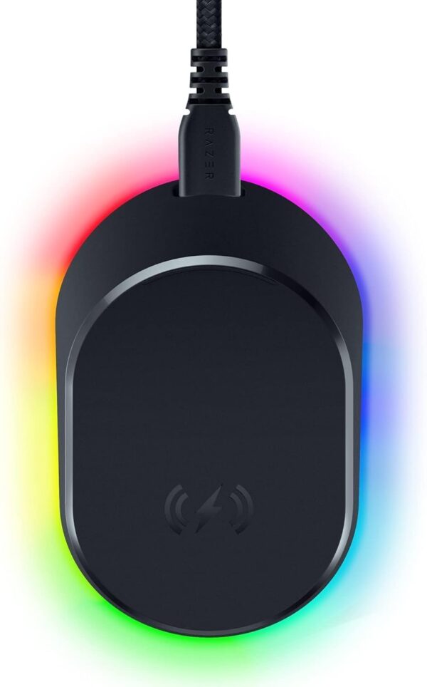 Razer Basilisk V3 Pro - Customizable Wireless Gaming Mouse with Razer HyperScroll Tilt Wheel (Focus Pro 30K Optical Sensor, 13-Zones Chroma Lighting) Black & MOUSE DOCK PRO +...