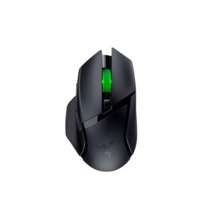 Razer Basilisk V3 X HyperSpeed Customizable Wireless Gaming Mouse: Mechanical Switches Gen-2-5G Advanced 18K Optical Sensor - Chroma RGB 9 Programmable Controls 535 Hours Battery