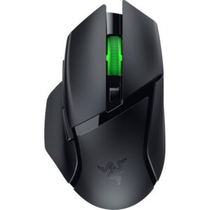 Razer Basilisk V3 X HyperSpeed - Wireless Gaming Mouse (Iconic Ergonomic Shape with 9 Customizable Controls, HyperSpeed Wireless, 5G Advanced 18K Optical Sensor, Chroma RGB) Black
