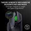 Razer Basilisk V3 X HyperSpeed - Wireless Gaming Mouse (Iconic Ergonomic Shape with 9 Customizable Controls, HyperSpeed Wireless, 5G Advanced 18K Optical Sensor, Chroma RGB) Black
