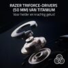 Razer Blackshark V2 Hyperspeed PC- Draadloze E-Sports Gaming-headset Ultra Lichtgewicht 280g (Super Wideband Microfoon, TriForce Titanium 50mm Driver, Geluidsisolerend schuim) Wit
