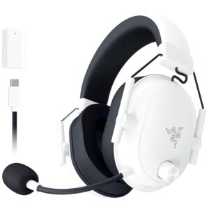 Razer Blackshark V2 Hyperspeed PC- Draadloze E-Sports Gaming-headset Ultra Lichtgewicht 280g (Super Wideband Microfoon, TriForce Titanium 50mm Driver, Geluidsisolerend schuim) Wit
