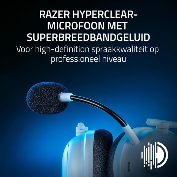 Razer Blackshark V2 Pro (Playstation) - Draadloze Console E-Sports Headset voor PS5 (TriForce 50mm driver, HyperSpeed Wireless, FPS-audioprofiel, afneembare...