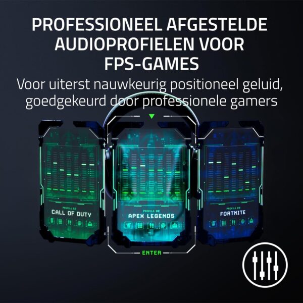 Razer Blackshark V2 Pro (Playstation) - Draadloze Console E-Sports Headset voor PS5 (TriForce 50mm driver, HyperSpeed Wireless, FPS-audioprofiel, afneembare...