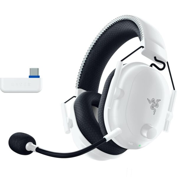 Razer Blackshark V2 Pro (Playstation) - Draadloze Console E-Sports Headset voor PS5 (TriForce 50mm driver, HyperSpeed Wireless, FPS-audioprofiel, afneembare...