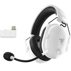 Razer Blackshark V2 Pro (Xbox) - Draadloze Console E-Sports Headset voor Xbox S|X & One (Triforce 50mm Membranen, HyperSpeed Draadloos 2,4 GHz, afneembare HyperClear microfoon) Wit