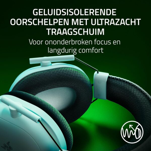Razer Blackshark V2 Pro (Xbox) - Draadloze Console E-Sports Headset voor Xbox S|X & One (Triforce 50mm Membranen, HyperSpeed Draadloos 2,4 GHz, afneembare HyperClear microfoon) Wit