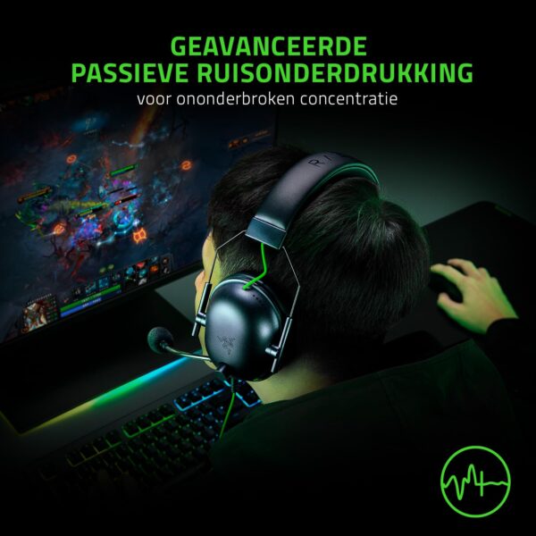 Razer BlackShark V2 X - Bedrade Esports Headset voor meerdere platforms (Triforce 50 mm drivers, geavanceerde passieve ruisonderdrukking, 7.1 surround sound, hyperheldere...