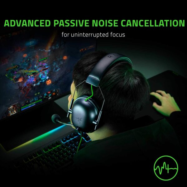Razer BlackShark V2 X Gaming-headset: 7.1 surround sound 50mm driver memory foam - PC, PS4, PS5, Nintendo Switch, Xbox One, Xbox Series X & S, mobiel - 3,5 mm jack zwart