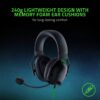Razer BlackShark V2 X Gaming-headset: 7.1 surround sound 50mm driver memory foam - PC, PS4, PS5, Nintendo Switch, Xbox One, Xbox Series X & S, mobiel - 3,5 mm jack zwart