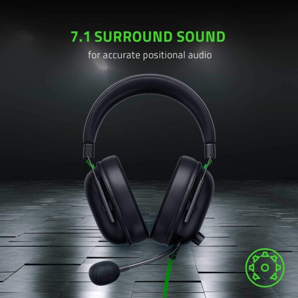 Razer BlackShark V2 X Gaming-headset: 7.1 surround sound 50mm driver memory foam - PC, PS4, PS5, Nintendo Switch, Xbox One, Xbox Series X & S, mobiel - 3,5 mm jack zwart