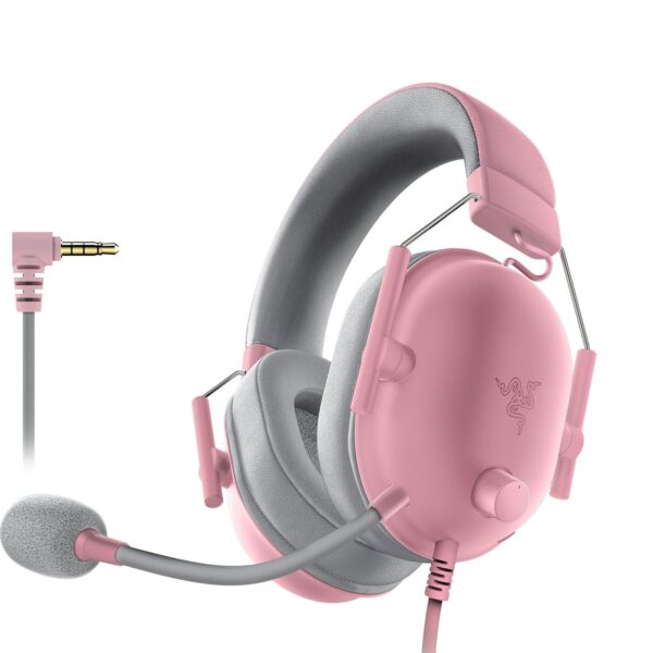 Razer BlackShark V2 X (PlayStation) - Bedrade e-sports headset voor PlayStation 5 console (250 g, cardioïde microfoon, 50 mm drivers, passieve ruisonderdrukking, 3,5 mm...