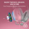 Razer BlackShark V2 X (PlayStation) - Bedrade e-sports headset voor PlayStation 5 console (250 g, cardioïde microfoon, 50 mm drivers, passieve ruisonderdrukking, 3,5 mm...