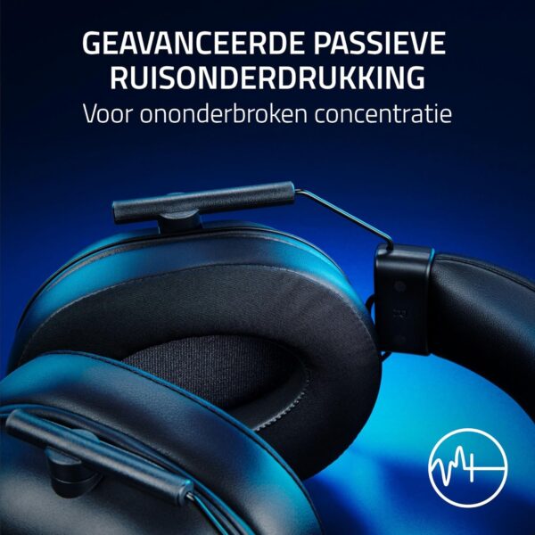 Razer Blackshark V2 X (PlayStation) - Bedrade e-sports Headset voor PlayStation console (240g, cardioïde microfoon, 50mm drivers, passieve ruisonderdrukking, 3,5mm connector) Zwart