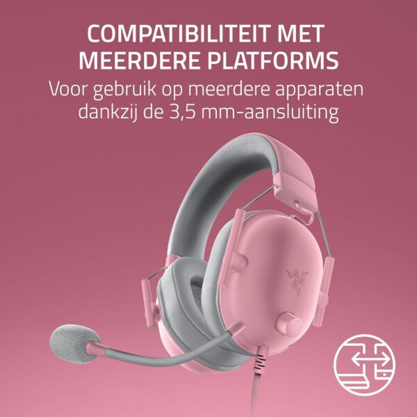 Razer BlackShark V2 X (Xbox) - Bedrade E-Sports Headset voor Xbox S|X console (250g, cardioïde microfoon, 50mm Drivers, passieve ruisonderdrukking, 3,5mm jack) Quartz