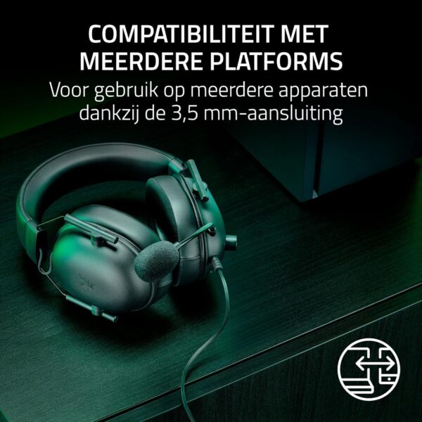 Razer Blackshark V2 X (XBOX) - Bedrade e-sports headset voor Xbox S|X console (250g, cardioïde microfoon, 50mm Drivers, passieve ruisonderdrukking, 3,5mm connector) Zwart