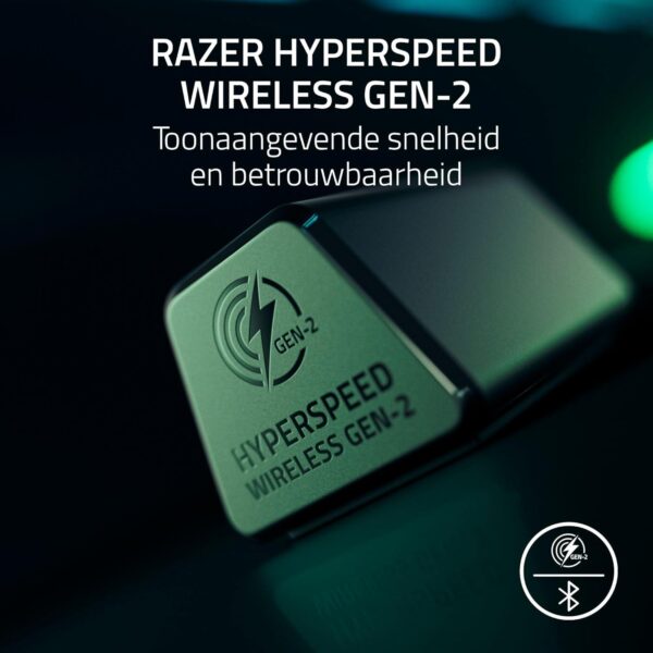 Razer BlackShark V3 - Draadloze e-sport headset - TriForce 50 mm driver - Afneembare breedbandmicrofoon - THX Spatial Audio - Wireless 2,4 GHz & Bluetooth - FPS-profielen -...