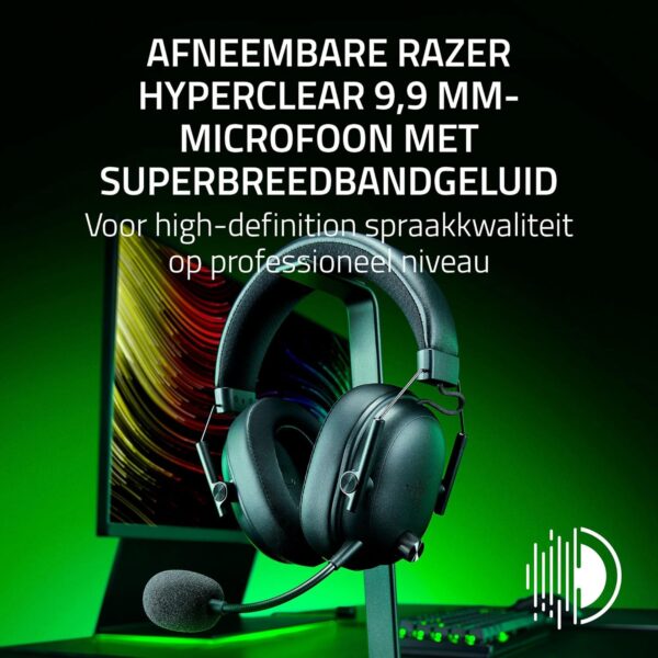 Razer BlackShark V3 - Draadloze e-sport headset - TriForce 50 mm driver - Afneembare breedbandmicrofoon - THX Spatial Audio - Wireless 2,4 GHz & Bluetooth - FPS-profielen -...