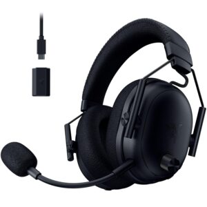Razer BlackShark V3 Pro - Draadloze e-sportheadset met ruisonderdrukking - TriForce-drivers 50mm - Afneembare HyperClear microfoon - HyperSpeed Wireless 2,4 GHz & Bluetooth -...