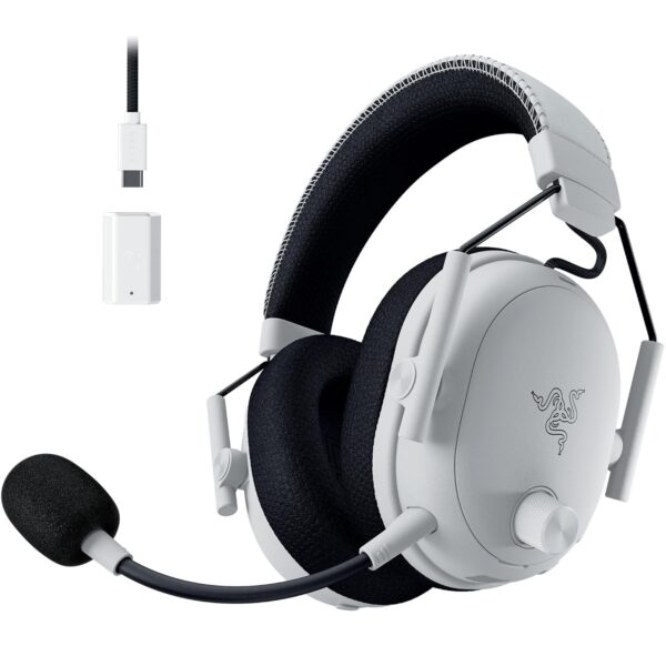 Razer BlackShark V3 Pro - Draadloze e-sportheadset met ruisonderdrukking - TriForce-drivers 50mm - Afneembare HyperClear microfoon - HyperSpeed Wireless 2,4 GHz & Bluetooth -...