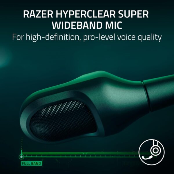 Razer BlackShark V3 Pro - Draadloze e-sportheadset met ruisonderdrukking - TriForce-drivers 50mm - Afneembare HyperClear microfoon - HyperSpeed Wireless 2,4 GHz & Bluetooth -...