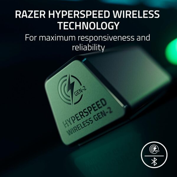 Razer BlackShark V3 Pro - Draadloze e-sportheadset met ruisonderdrukking - TriForce-drivers 50mm - Afneembare HyperClear microfoon - HyperSpeed Wireless 2,4 GHz & Bluetooth -...