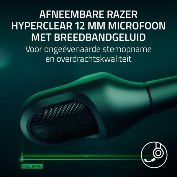 Razer BlackShark V3 Pro - Draadloze e-sportheadset met ruisonderdrukking - TriForce-drivers 50mm - Afneembare HyperClear microfoon - HyperSpeed Wireless 2,4 GHz & Bluetooth -...
