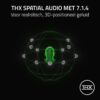 Razer BlackShark V3 Pro - Draadloze e-sportheadset met ruisonderdrukking - TriForce-drivers 50mm - Afneembare HyperClear microfoon - HyperSpeed Wireless 2,4 GHz & Bluetooth -...