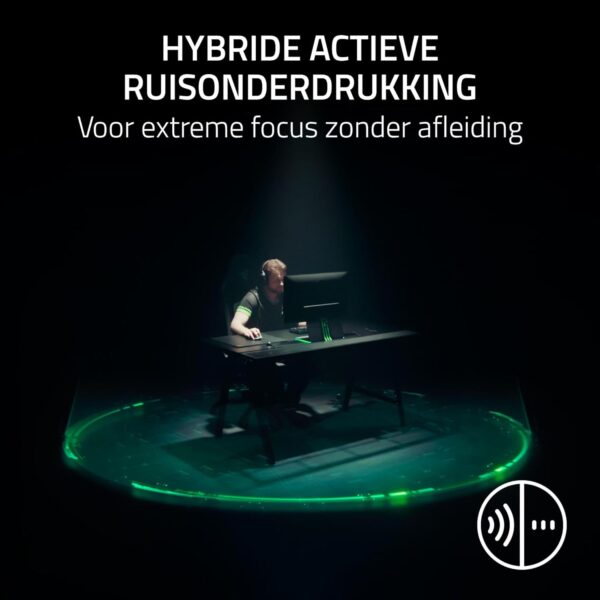 Razer BlackShark V3 Pro XBOX S|X - Draadloze e-sportheadset met ANC - Actieve ruisonderdrukking - TriForce 50 mm driver - HyperSpeed 2,4 GHz & Bluetooth - Game/chat-balans -...
