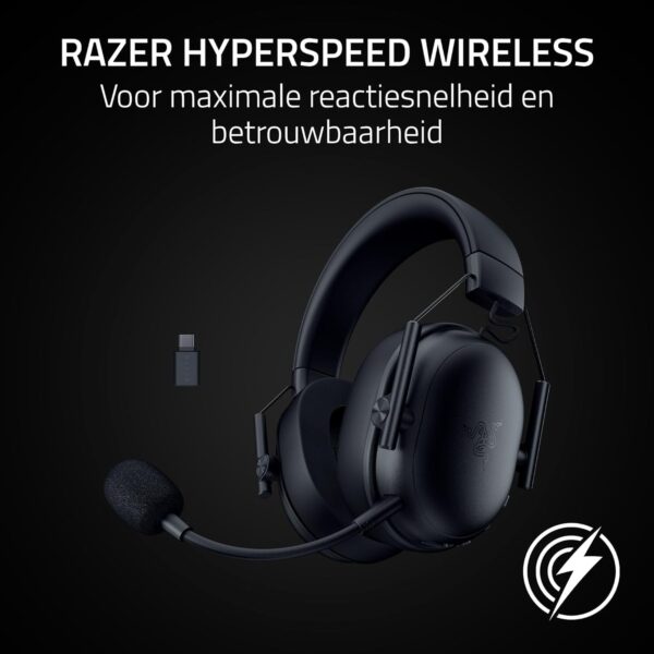 Razer BlackShark V3 X HyperSpeed - Draadloze E-Sports Headset - Ultra licht 270g - TriForce 50mm driver - Afneembare microfoon - Surround sound - HyperSpeed 2,4Ghz & Bluetooth -...