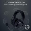 Razer BlackShark V3 X HyperSpeed - Draadloze E-Sports Headset - Ultra licht 270g - TriForce 50mm driver - Afneembare microfoon - Surround sound - HyperSpeed 2,4Ghz & Bluetooth -...