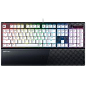 Razer BlackWidow V3 ROBLOX Edition - Gaming Keyboard with Mechanical Switches (Active & Clicking, ABS Keys, Media Keys, RGB Chroma Lighting) US Layout | Black