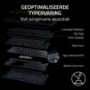 Razer BlackWidow V4 75% - Mechanical Gaming Keyboard with RGB Lighting (Special Macro Keys, Double-shot ABS Key Cap, Switch Click Sound, Scroll Wheel and Media Key) US-Layout |...