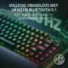 Razer BlackWidow V4 Pro 75% - Wireless Hot-Swappable Gaming Keyboard - OLED Display (Command Dial, 4K Hz & Bluetooth Connectivity, Magnetic Palm Rest) US Layout ISO | Black